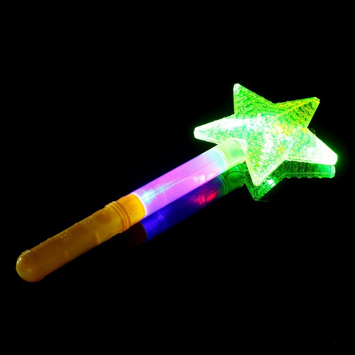 Палочка световая "Звезда", цвет желтый