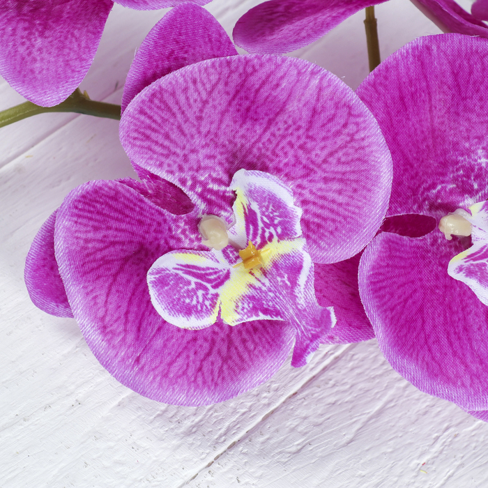 Цветы искусственные "Орхидея Фонтея" 8*90 см сиреневая