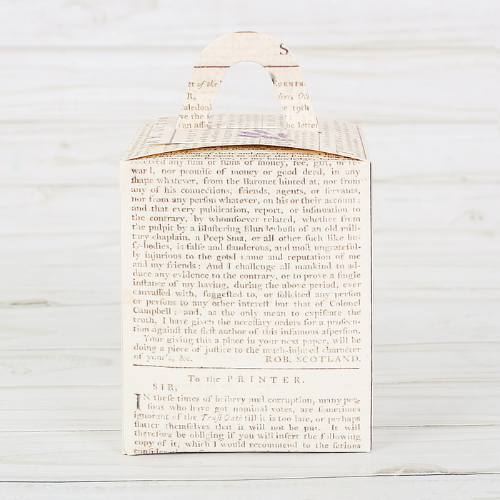 Складная коробка под один капкейк «Что пожелает сердце», 9 х 9 х 11 см