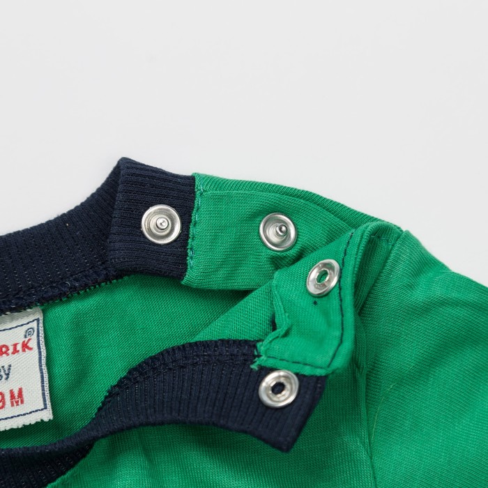 Комплект для мальчика, рост 74 см, цвет зелёный 760_М