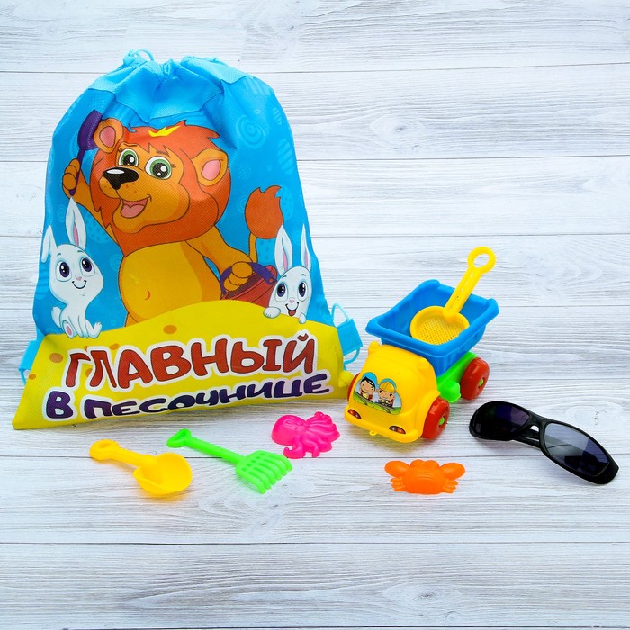 Песочный набор с сумкой «Главный в песочнице»