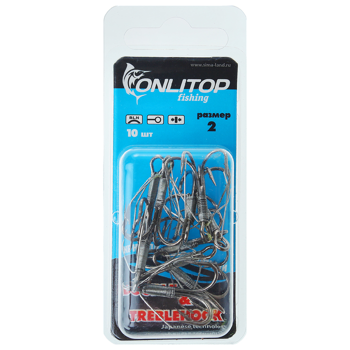 Тройник незацепляйка W3551 Weedless #4 (набор 10шт)