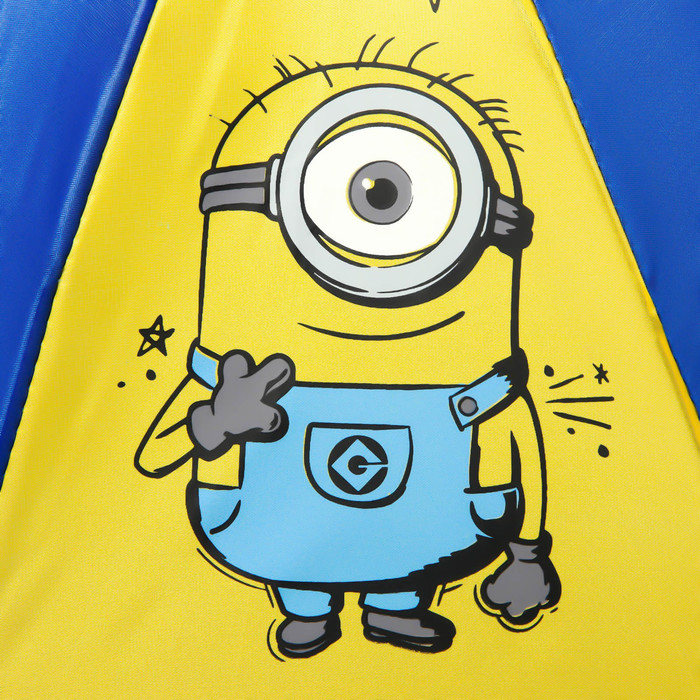 Зонт детский "Миньоны", Гадкий Я , 8 спиц d=52 см