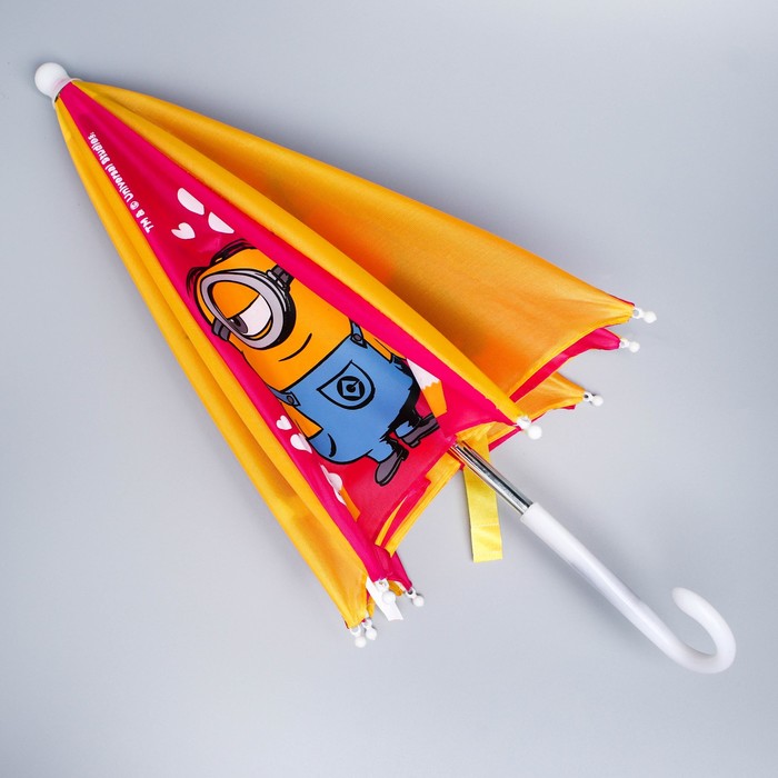 Зонт детский "Миньоны", с пироженками, Гадкий Я , 8 спиц d=52 см