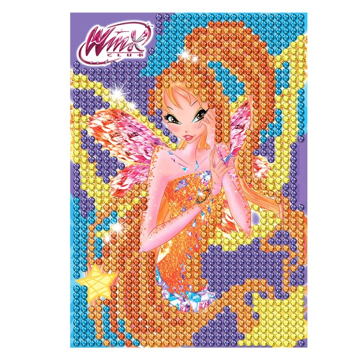 Мозаика алмазная для детей Феи ВИНКС: Стелла