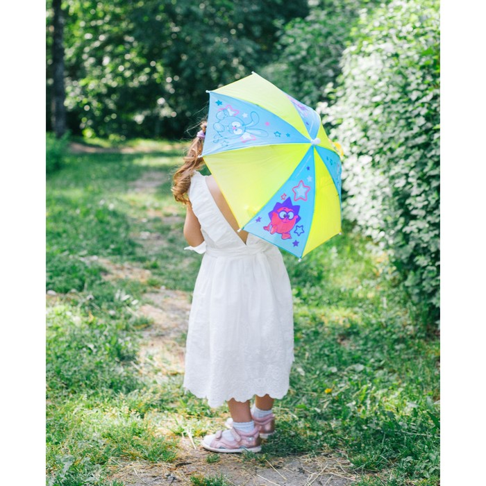 Зонт детский СМЕШАРИКИ "Вместе веселей" , 8 спиц d=52 см