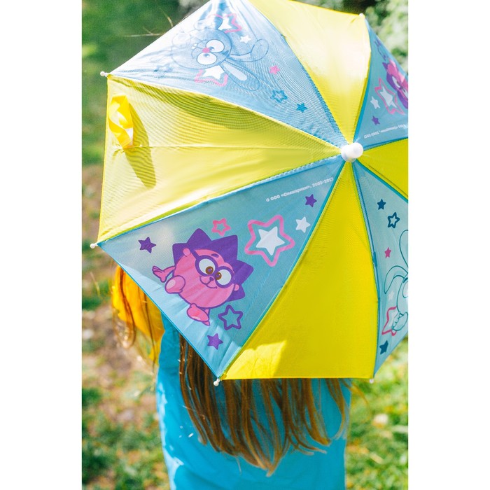 Зонт детский СМЕШАРИКИ "Вместе веселей" , 8 спиц d=52 см