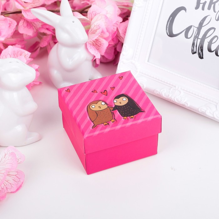 Коробка подарочная 7,5 х 7,5 х 5 см