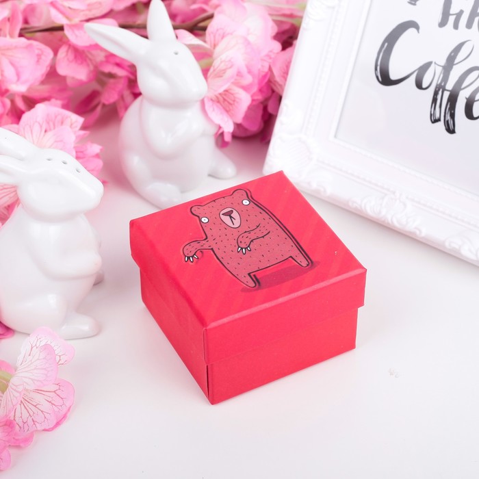 Коробка подарочная 7,5 х 7,5 х 5 см