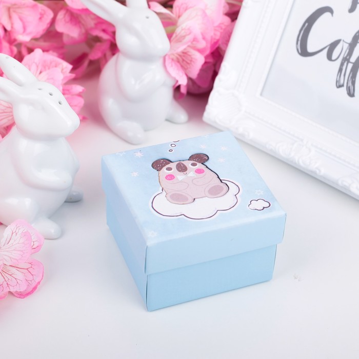 Коробка подарочная 7,5 х 7,5 х 5 см МИКС