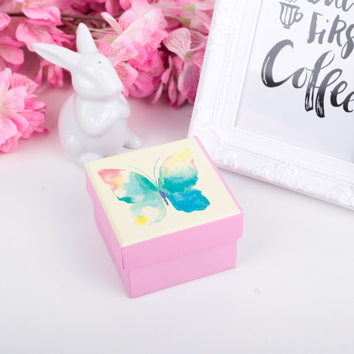 Коробка подарочная 7,5 х 7,5 х 5 см