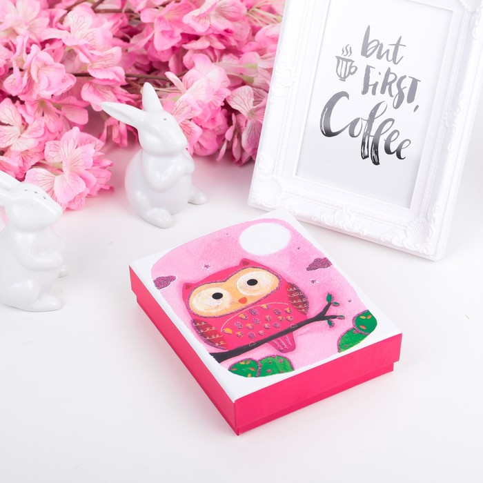 Коробка подарочная 12 х 14 х 3,5 см