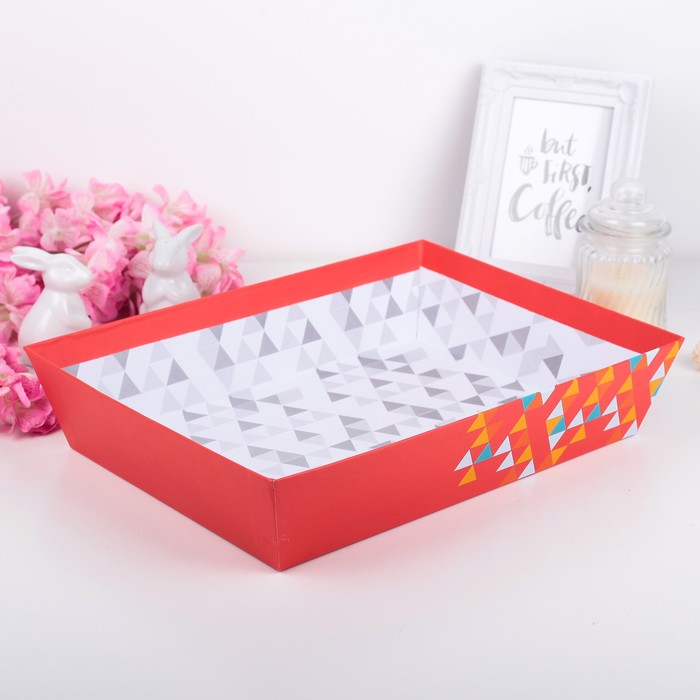 Коробка-лоток 37 х 27,5 х 7,5 см