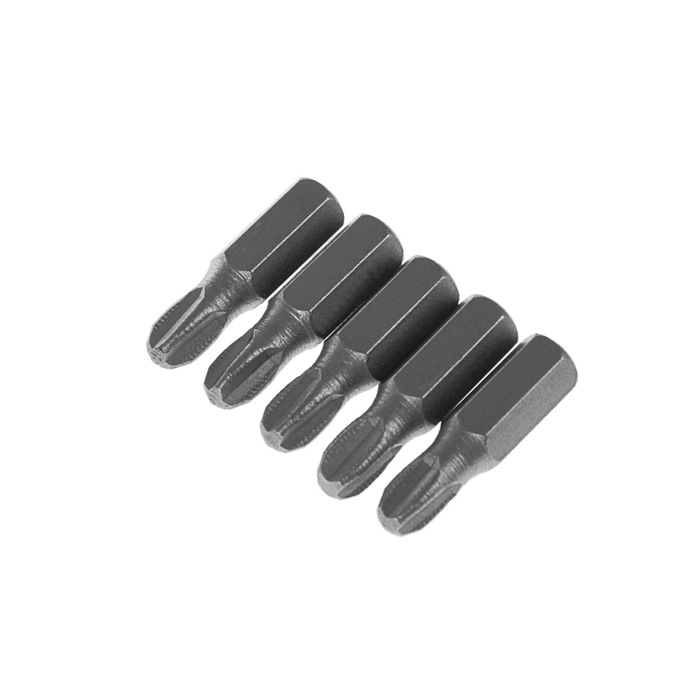 Набор бит TUNDRA basic, сталь CrV, 5 шт, 25 мм, PH3