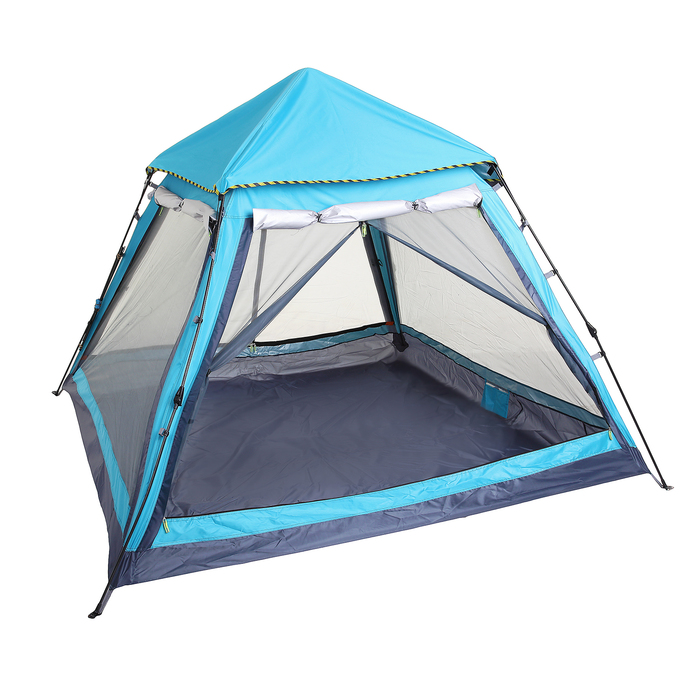 Шатер со стенками 230х230х166 см, цвет голубой