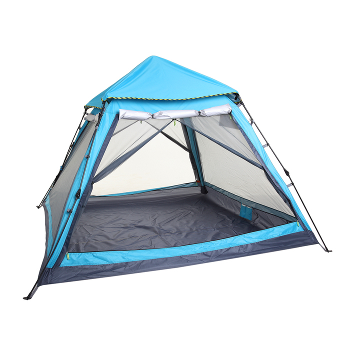 Шатер со стенками 230х230х166 см, цвет голубой