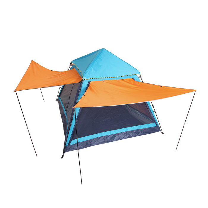 Шатер со стенками 230х230х166 см, цвет голубой