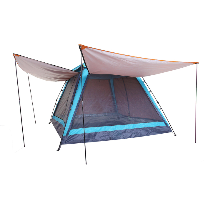 Шатер со стенками 230х230х166 см, цвет голубой