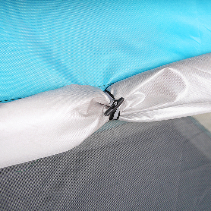 Шатер со стенками 230х230х166 см, цвет голубой