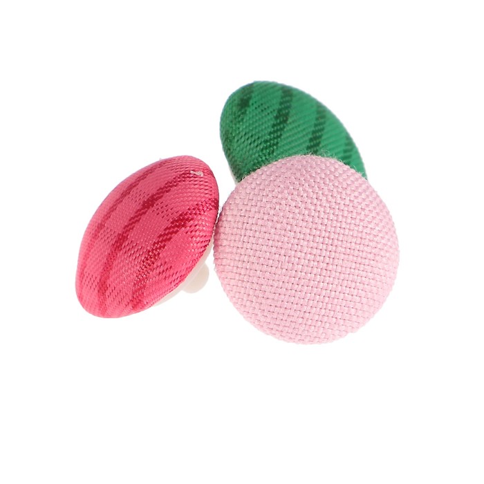 Набор пуговиц декоративных "Полоски" (набор 30 шт) 1х1 см