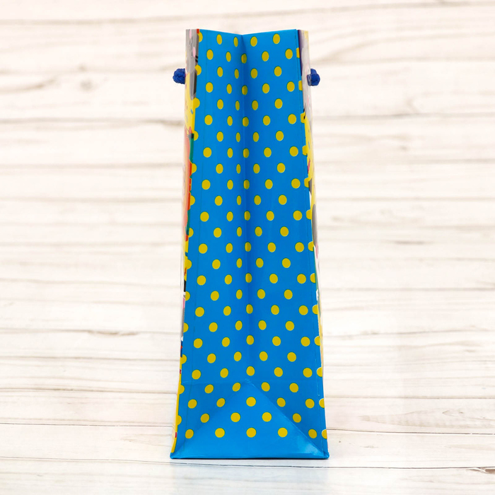 Пакет ламинированный вертикальный «Весёлого праздника», 11 × 14 × 5,5 см