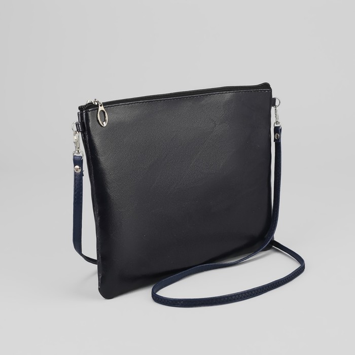 Сумка жен Классика, 26*2*21см, отдел на молнии, длин ремень, черный