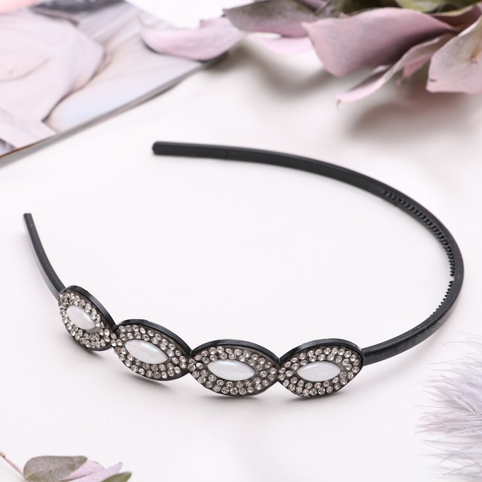 Ободок для волос "Сияние ночи" 0,3 см овалы