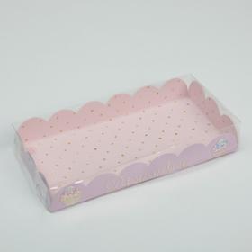 Коробка для кондитерских изделий с PVC крышкой «Яркие сладости», 21 х 10,5 х 3 см от Сима-ленд
