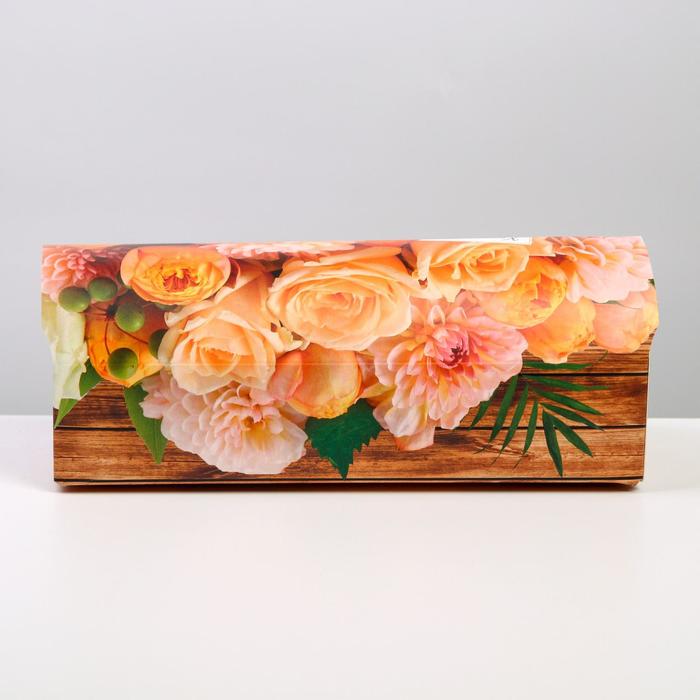 Коробка под кекс «Хорошего дня», 9 х 9 х 24,5 см