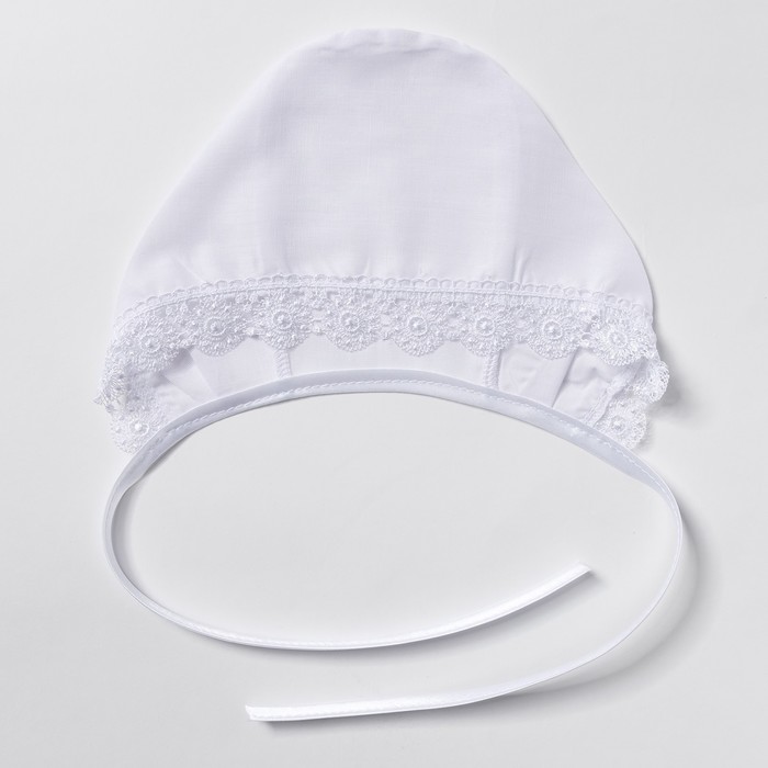 Набор крестильный (платье,накидка,чепчик), рост 74-80 см, цвет белый 2039_М