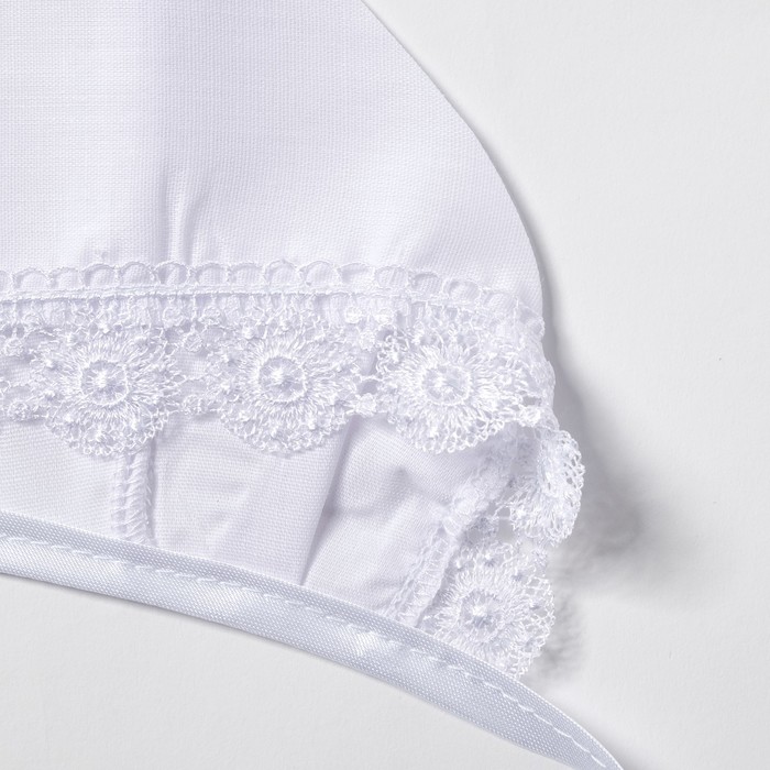 Набор крестильный (платье,накидка,чепчик), рост 74-80 см, цвет белый 2039_М