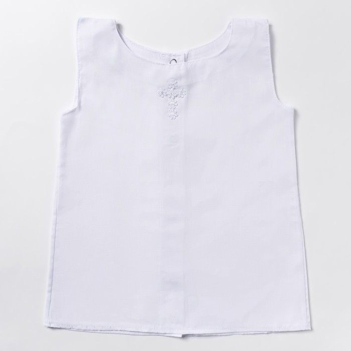 Набор крестильный (платье,накидка,чепчик), рост 74-80 см, цвет белый 2039_М