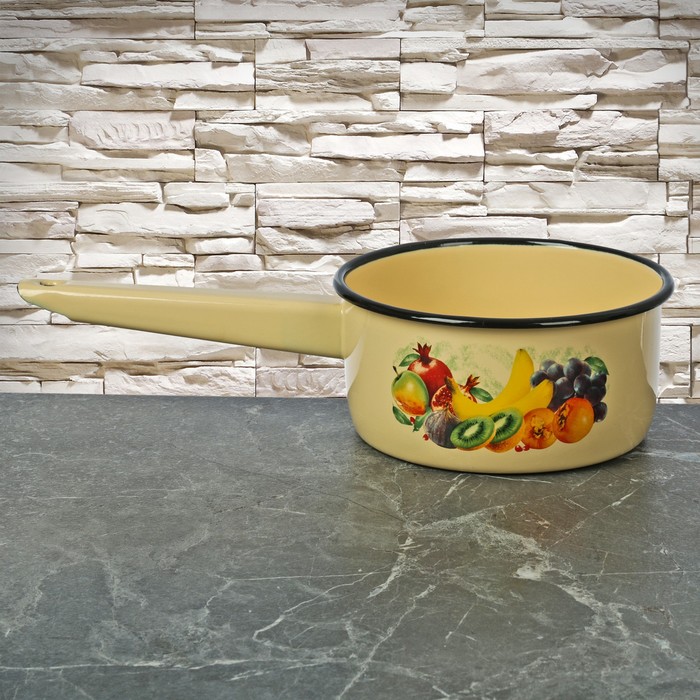 Ковш 1 л "Экзотика", цвет кремовый