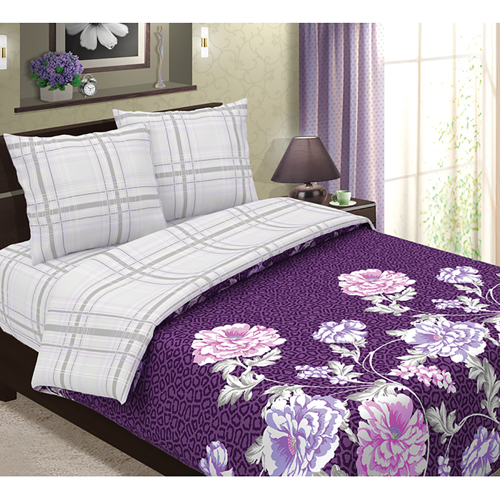 Постельное бельё 1,5 сп"Традиция: Барокко", 147х217, 150х220, 70х70 см - 2 шт