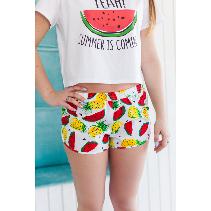 Шорты женские KAFTAN "Fruits", р-р 40-42, 80% хл, 20% п/э