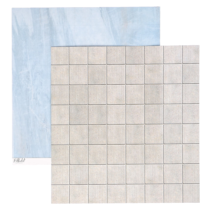 Бумага д/скрапбукинга двустор. "Текстура.Индиго" 30,5х30,5 см, плотность 190гр/м2