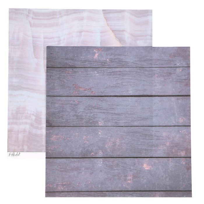 Бумага д/скрапбукинга двустор. "Текстура.Кварц" 30,5х30,5 см, плотность 190гр/м2