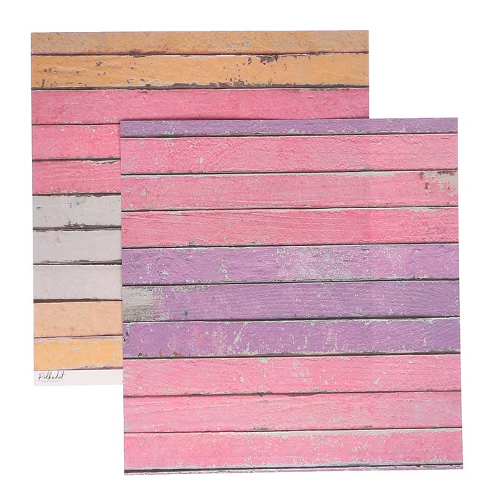 Бумага д/скрапбукинга двустор. "Текстура.Розовый" 30,5х30,5 см, плотность 190гр/м2