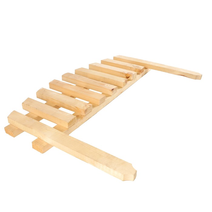 Ограждение декоративное, 50 х 75 см, 1 секция, дерево, «Волна верхняя»