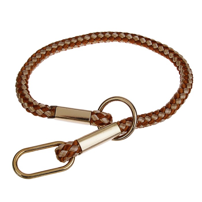 Удавка из нейлонового шнура с золотой фурнитурой, 60  х 1,3 см, микс