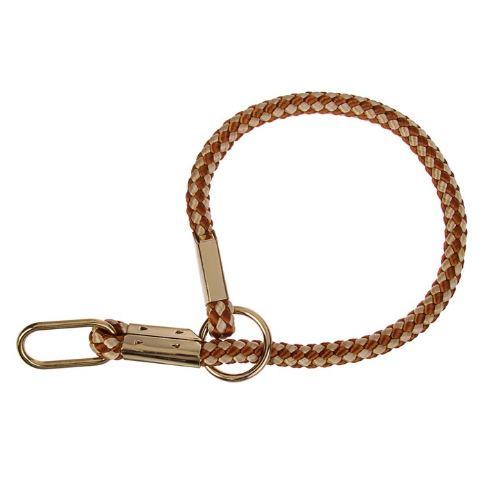 Удавка из нейлонового шнура с золотой фурнитурой, 60 х 1,3 см, микс