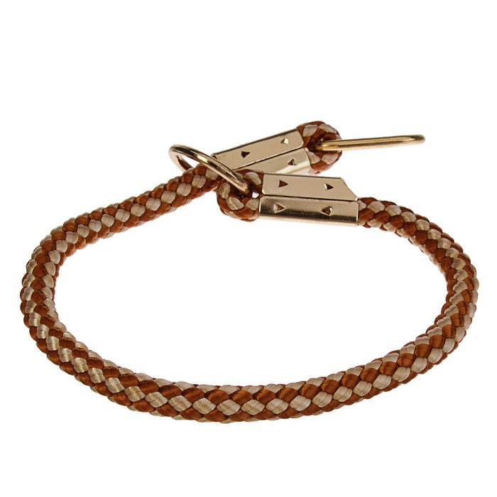 Удавка из нейлонового шнура с золотой фурнитурой, 60 х 1,3 см, микс