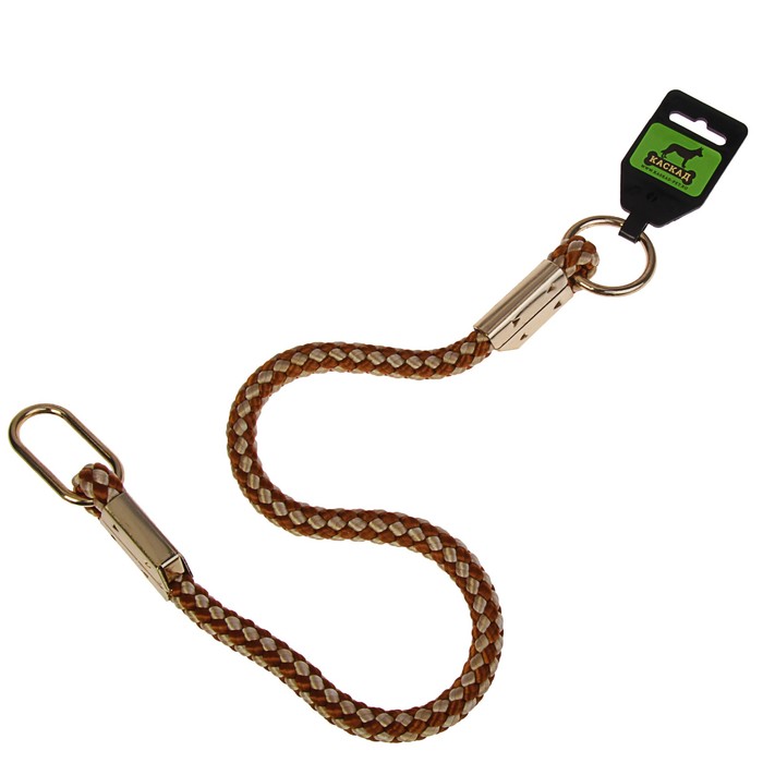 Удавка из нейлонового шнура с золотой фурнитурой, 60 х 1,3 см, микс