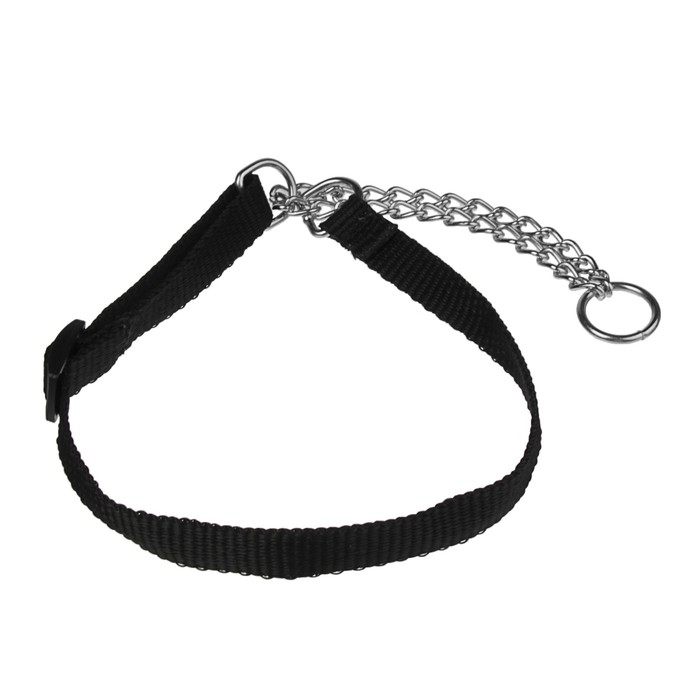 Полуудавка переменной длины с металлическим цугом, 30-48 х 1,5 см, нейлон, микс