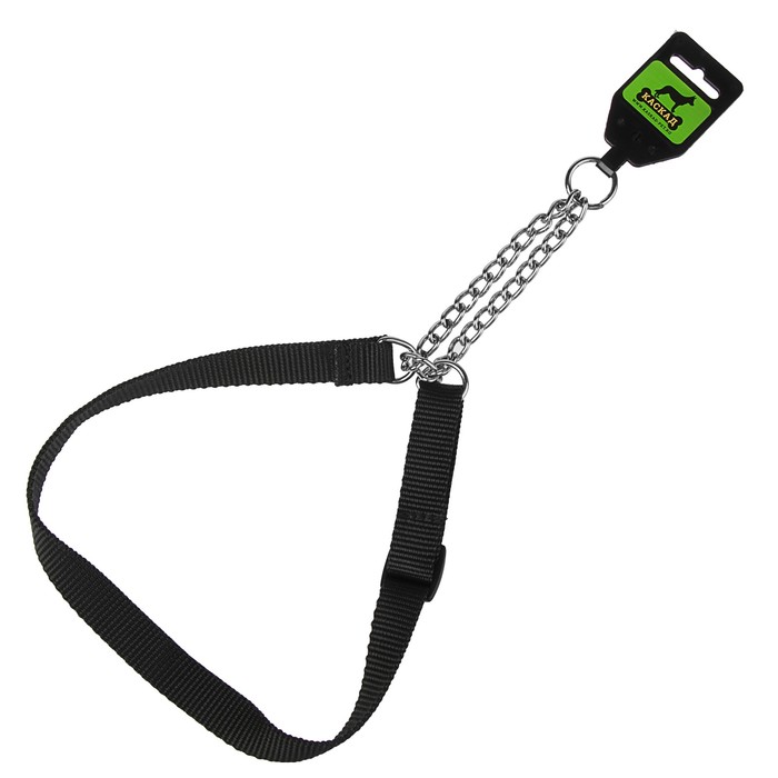 Полуудавка переменной длины с металлическим цугом, 30-48 х 1,5 см, нейлон, микс