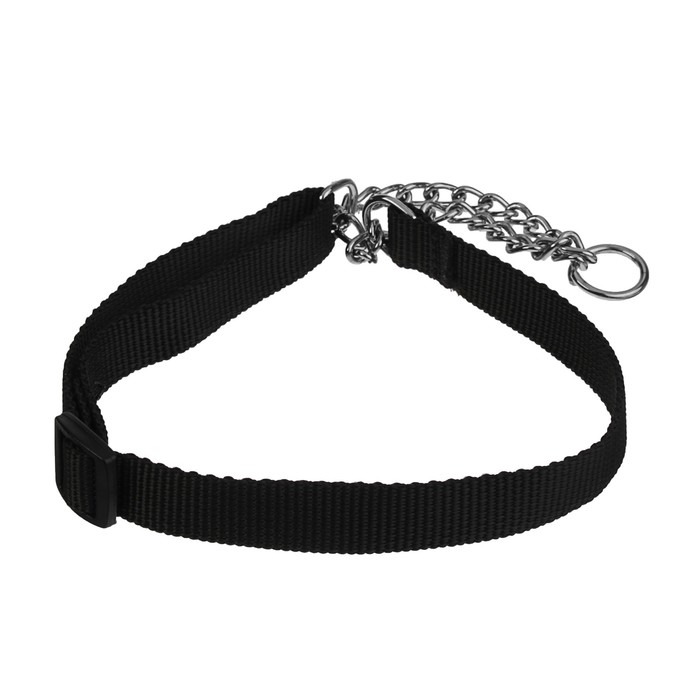 Полуудавка переменной длины с металлическим цугом, 40-68 х 2 см, нейлон, микс