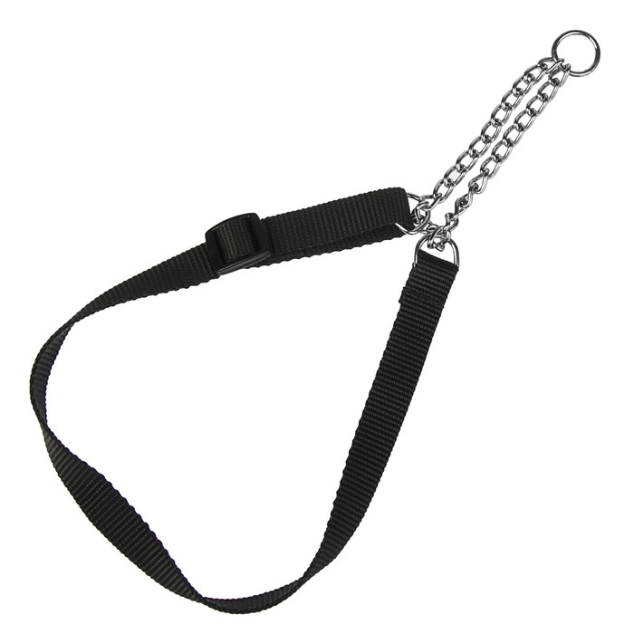 Полуудавка переменной длины с металлическим цугом, 40-68 х 2 см, нейлон, микс