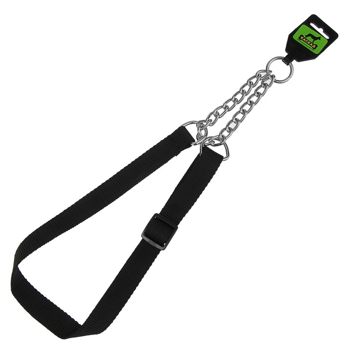 Полуудавка переменной длины с металлическим цугом, 50-80 х 2,5 см, нейлон, микс