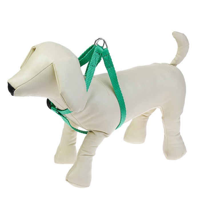 Шлейка капроновая быстросъемная, обхват груди 30-45 см, ширина 1,4 см, микс