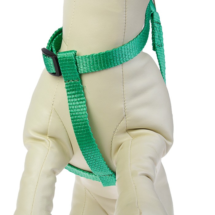 Шлейка капроновая быстросъемная, обхват груди 30-45 см, ширина 1,4 см, микс